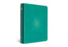 Load image into Gallery viewer, ESV Single Column Journaling Bible TruTone®, Teal, Resplendent Cross Design
