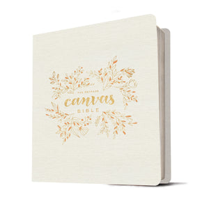 The Message Canvas Bible (Canvas-Look, Gold Leaf): Coloring and Journaling the Story of God Imitation Leather