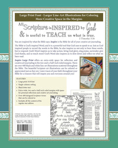 Inspire Bible Large Print NLT Leatherlike