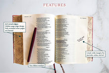 Load image into Gallery viewer, NIV, Artisan Collection Bible, Cloth over Board, Pink Floral, Red Letter, Comfort Print
