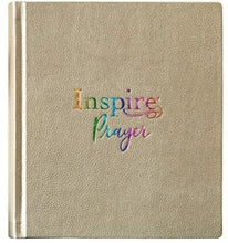 Load image into Gallery viewer, Inspire PRAYER Bible NLT LeatherLike Hardcover (Gold)
