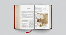 Load image into Gallery viewer, ESV Study Bible - Personal Size (TruTone®, Crimson, Engraved Cross Design)
