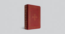 Load image into Gallery viewer, ESV Study Bible - Personal Size (TruTone®, Crimson, Engraved Cross Design)
