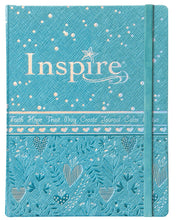 Load image into Gallery viewer, Inspire Bible for Girls NLT LeatherLike Hardcover, Blue

