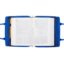 Load image into Gallery viewer, Purse-Style Amazing Grace in Blue Bible Cover
