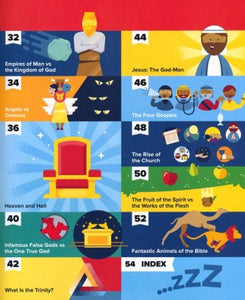 Bible Infographics for Kids, Volume 2: Light and Dark, Heroes and Villains, and Mind-Blowing Bible Facts