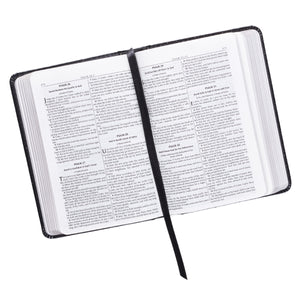 Black Faux Leather King James Version Pocket Bible - KJV013