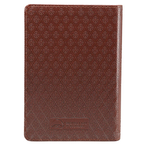 Brown Faux Leather Compact King James Version Bible - KJV005