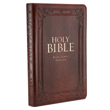 Load image into Gallery viewer, Burgundy Faux Leather Deluxe King James Version Gift Bible with Thumb Index - KJV020
