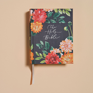 CSB Notetaking Bible, Hosanna Revival Edition, Dahlias