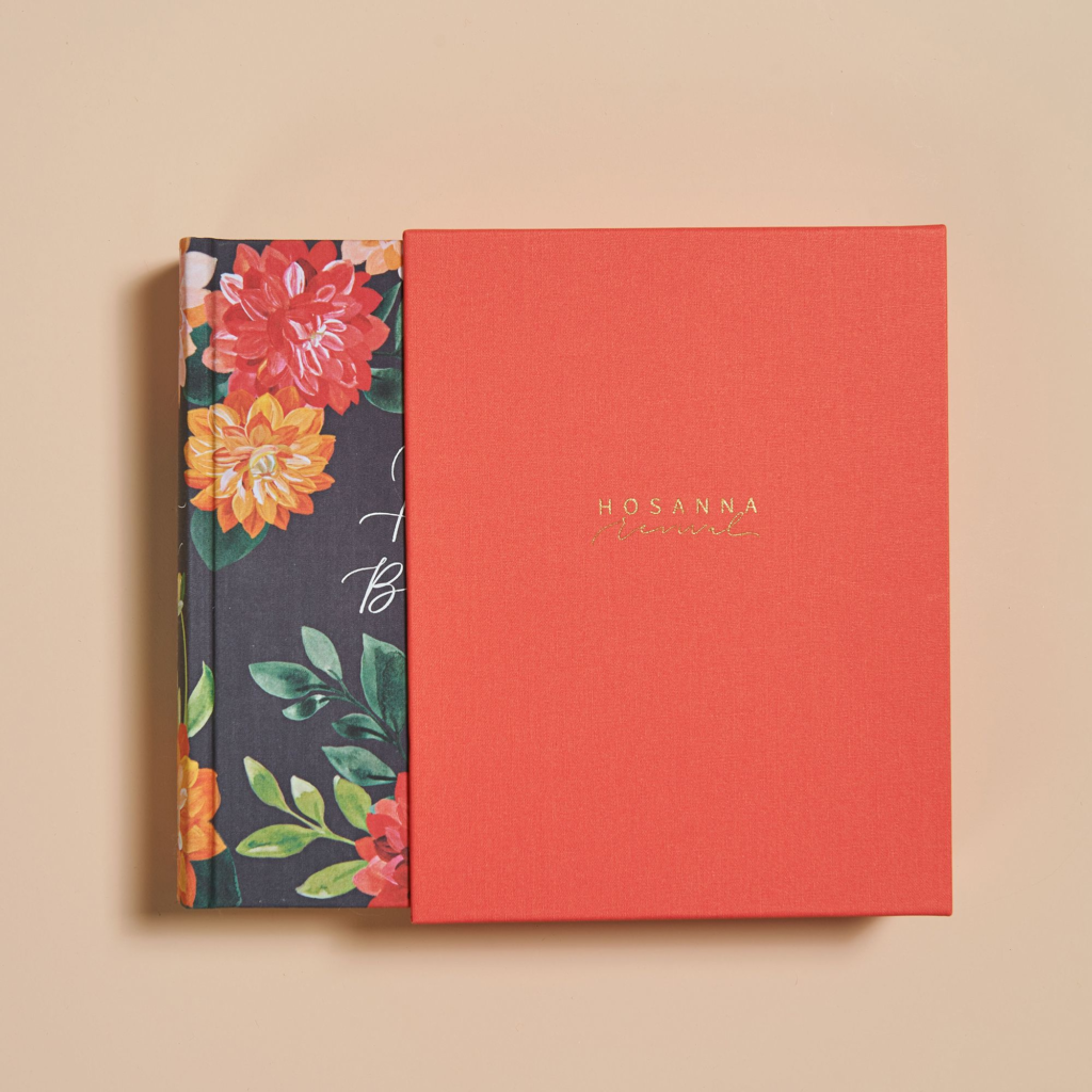 CSB Notetaking Bible, Hosanna Revival Edition, Dahlias