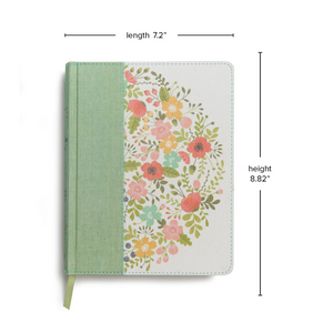 CSB Notetaking Bible, Sage Cloth Over Board