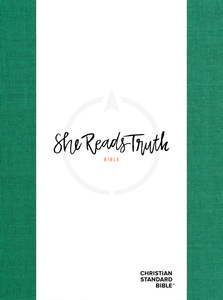 CSB She Reads Truth Bible, Emerald Cloth over Board (Limited Edition)