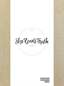 CSB She Reads Truth Bible, Sand Cloth over Board