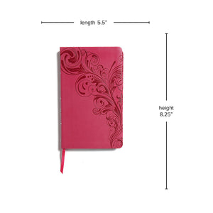 CSB Ultrathin Reference Bible, Pink LeatherTouch