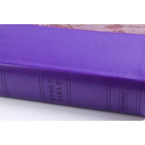 Holman Personal Size Study Bible: NKJV Edition, Purple LeatherTouch