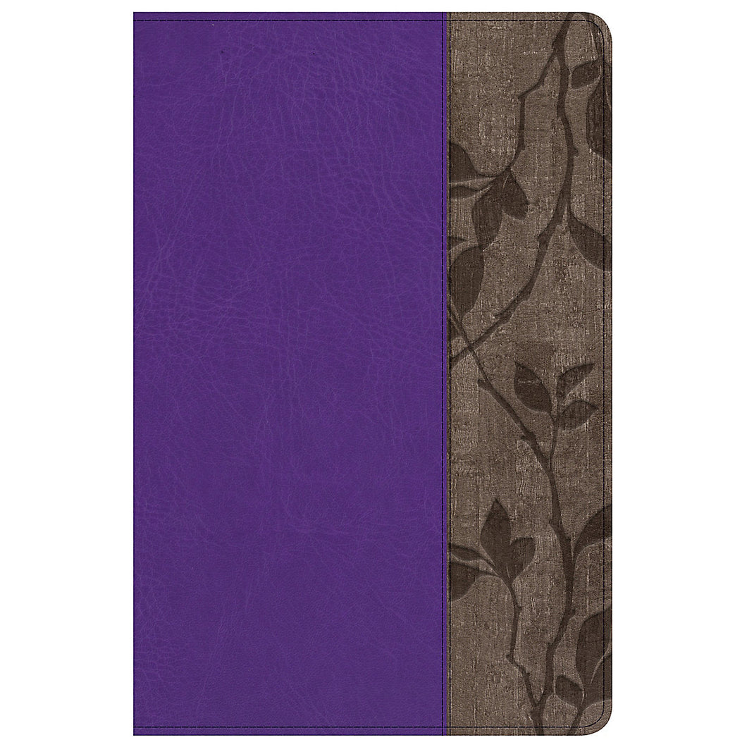 Holman Personal Size Study Bible: NKJV Edition, Purple LeatherTouch