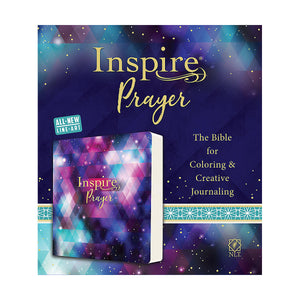 Inspire PRAYER Bible NLT Softcover (Blue)