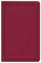 Load image into Gallery viewer, KJV Deluxe Gift Bible--soft leather-look, burgundy
