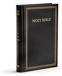 KJV Pew Bible--hardcover, black