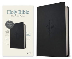 KJV Premium Value Thinline Bible, Filament Enabled Edition Black Radiant Cross