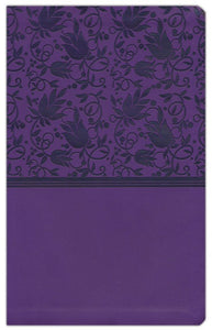 KJV Ultrathin Reference Bible - soft leather-look, purple