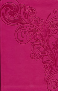 KJV UltraThin Reference Bible, Pink LeatherTouch