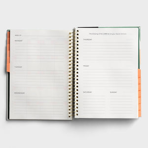 Katygirl - The Lord Will Be My Light - Undated 12 Month Weekly Monthly Planner