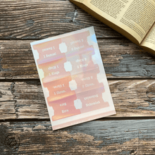 Load image into Gallery viewer, Bible Tabs - Craft for Christ - Leah - Pealable sticker for Journaling Medium and Small Bibles
