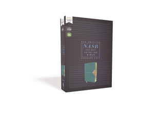 NASB, Thinline Bible, Leathersoft, Teal, Red Letter, 1995 Text, Comfort Print