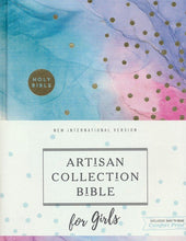 Load image into Gallery viewer, NIV Artisan Collection Bible for Girls, Cloth over Board, Multi-color, Art Gilded Edges, Comfort Print

