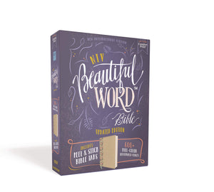 NIV Beautiful Word Bible, Updated Edition: Soft Leather over Hardcover, Gold/Floral