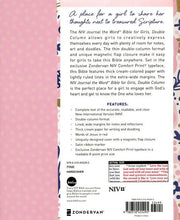 Load image into Gallery viewer, NIV Journal the Word Double-Column Bible for Girls--hardcover, pink with magnetic
