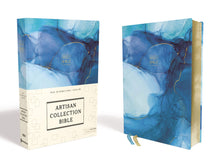 Load image into Gallery viewer, NIV, Artisan Collection Bible, Cloth over Board, Blue, Art Gilded Edges, Red Letter Edition, Comfort Print
