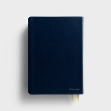 Load image into Gallery viewer, NLT - DaySpring Hope &amp; Encouragement Bible - Navy LeatherLike
