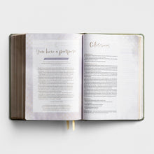 Load image into Gallery viewer, NLT - DaySpring Hope &amp; Encouragement Bible - Seafoam Cloth Over Board
