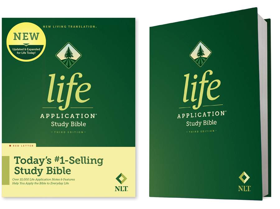 NLT Life Application Study Bible, Third Edition Hardcover Red letter