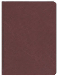 NLT Reflections Bible LeatherLike Hardcover, Mahogany Brown