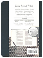 Load image into Gallery viewer, NLT Reflections Bible Hardcover Deluxe, Sketchbook Black
