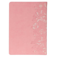 Load image into Gallery viewer, Pink Faux Leather Spiritual Growth Bible
