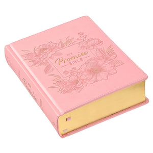 Pink Hardcover Faux Leather KJV My Promise Bible - KJV119