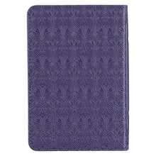 Load image into Gallery viewer, Purple Faux Leather King James Version Mini Pocket Bible  KJV150
