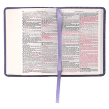 Load image into Gallery viewer, Purple Faux Leather King James Version Mini Pocket Bible  KJV150
