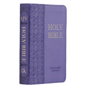 Purple Faux Leather King James Version Pocket Bible - KJV150