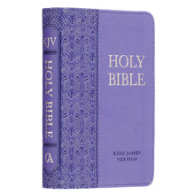 Load image into Gallery viewer, Purple Faux Leather King James Version Pocket Bible - KJV150
