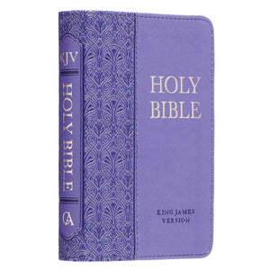 Purple Faux Leather King James Version Pocket Bible - KJV150