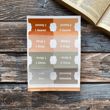 Load image into Gallery viewer, Bible Tabs - Craft for Christ - Shadrach - Pealable sticker for Journaling Medium and Small Bibles
