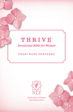 Load image into Gallery viewer, NLT THRIVE Devotional Bible for Women (Leatherlike, Rose Metallic)
