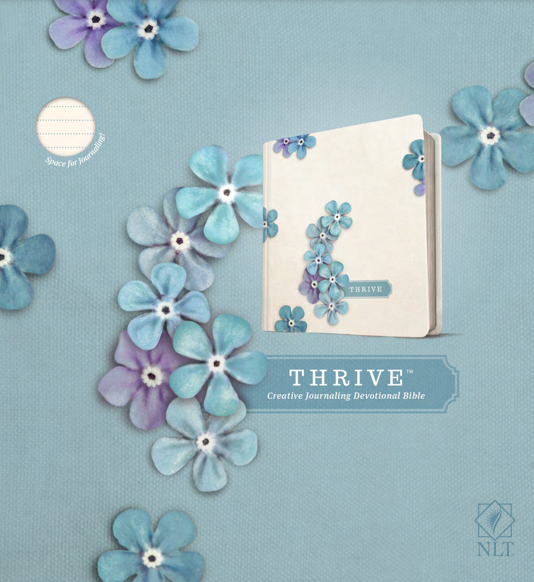 NLT THRIVE Creative Journaling Devotional Bible (Hardcover)