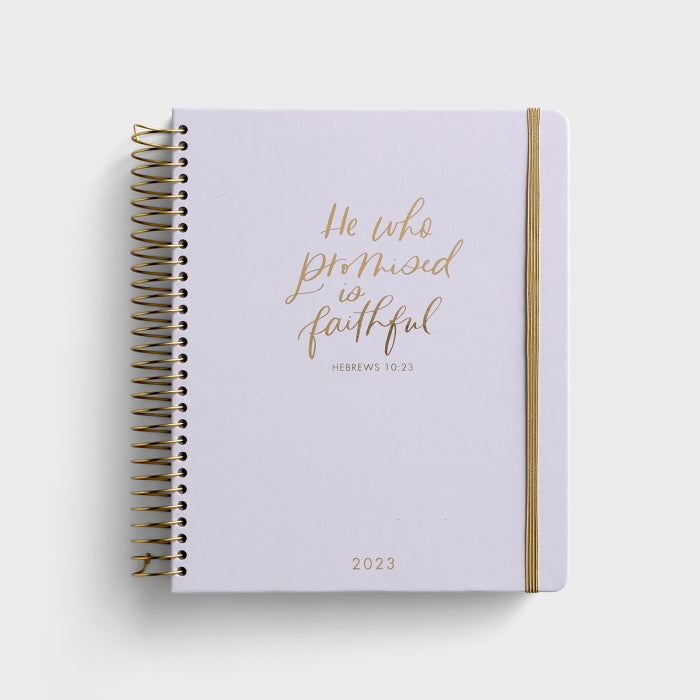 He Who Promised is Faithful - 2022-2023 18-Month Premium Devotional Planner (Studio 71)